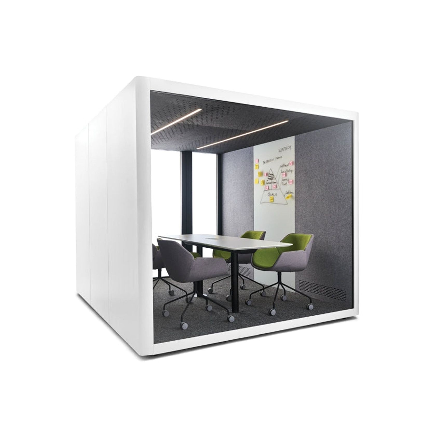SERIES 1 M-pod 1-8 Person Meeting Pod Incl Board Table gallery detail image