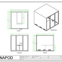 SERIES 2 C-POD 1-5 Person Square Pod - 3 Versions gallery detail image