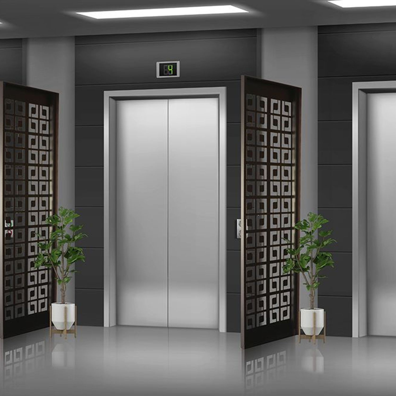 Perforated Metal Privacy Screen gallery detail image