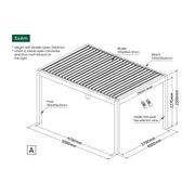 Mediterranean-PRO MAX Motorised Retractable Louvre Roof System gallery detail image