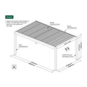 Mediterranean-PRO MAX Motorised Retractable Louvre Roof System gallery detail image