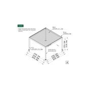 Caribbean Motorised Freestanding Louvre Roof Aluminium Pergola gallery detail image