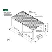 Caribbean Motorised Freestanding Louvre Roof Aluminium Pergola gallery detail image