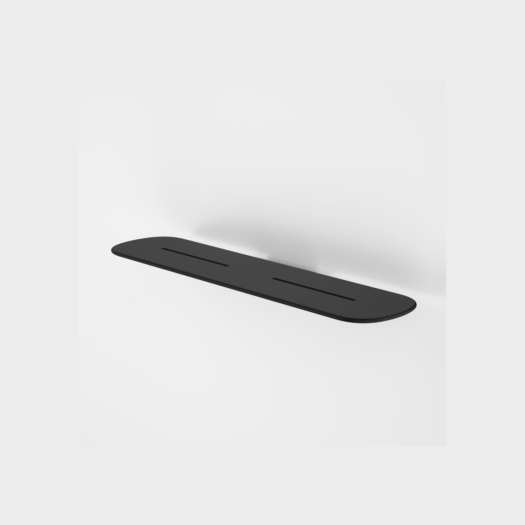 Contura II Bathroom Shelf  | Matte Black gallery detail image