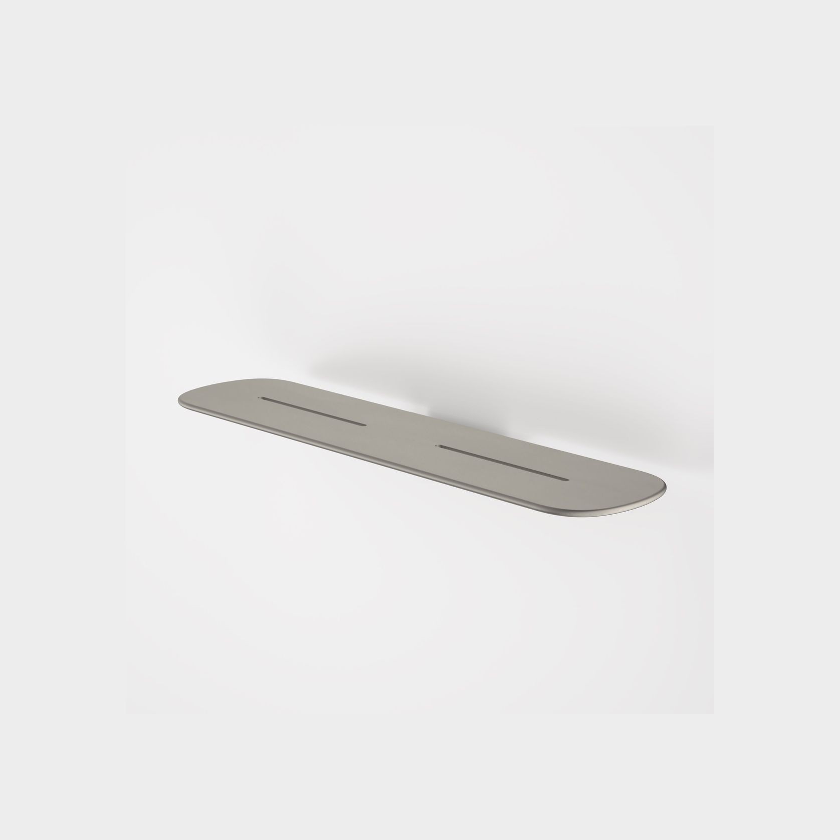 Contura II Bathroom Shelf  | Brushed Nickel gallery detail image