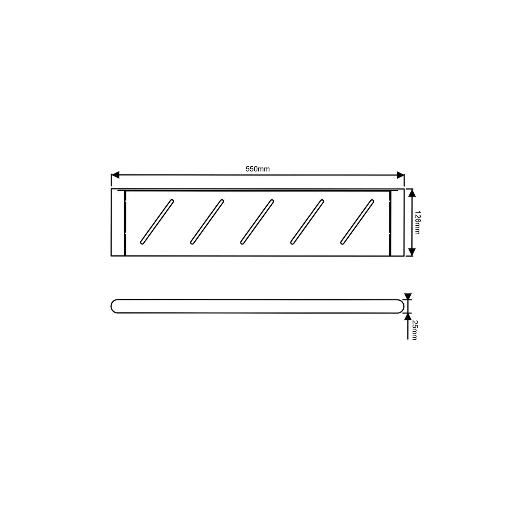 Rushy Shelf Chrome gallery detail image