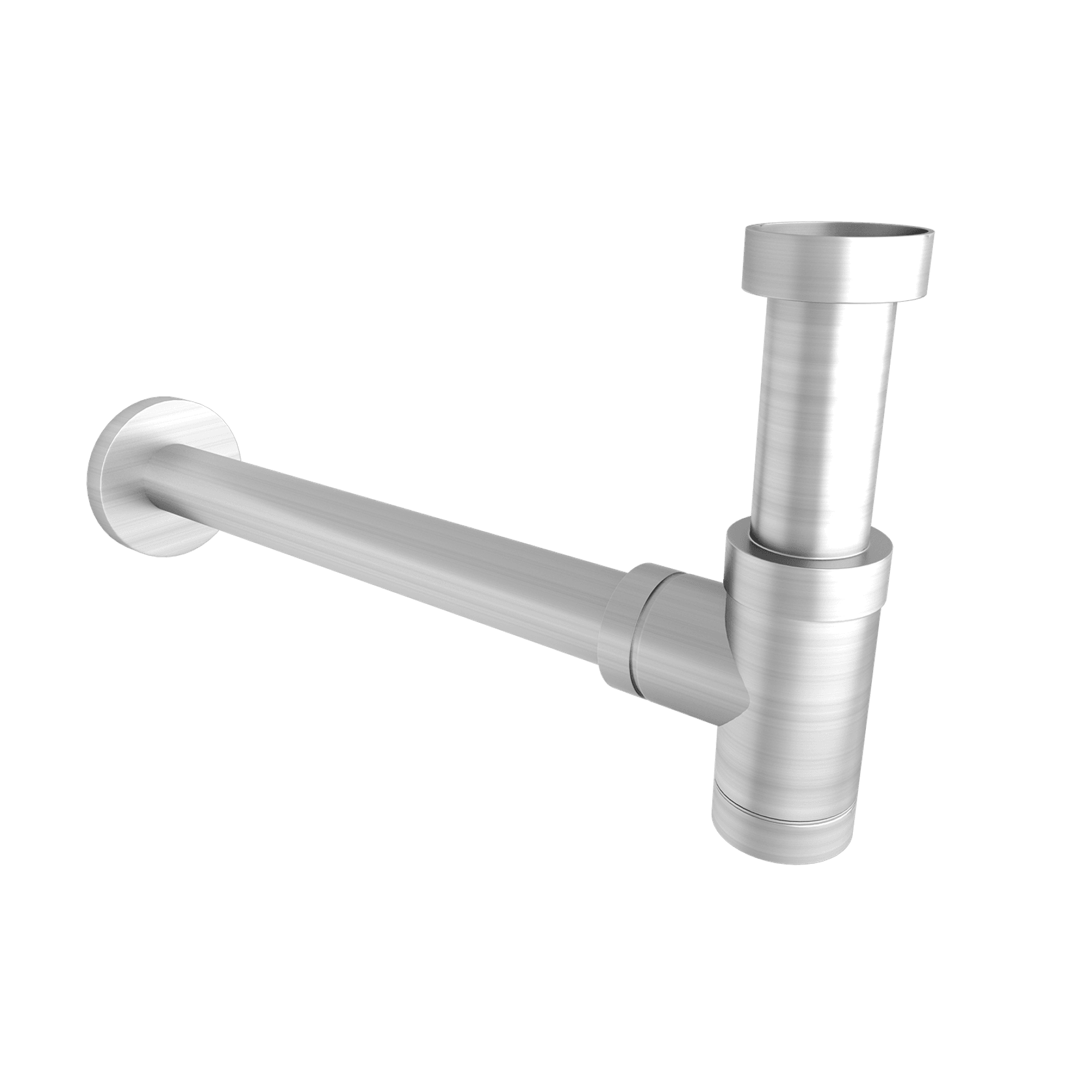 32mm Bottle Trap Brushed Stainless gallery detail image