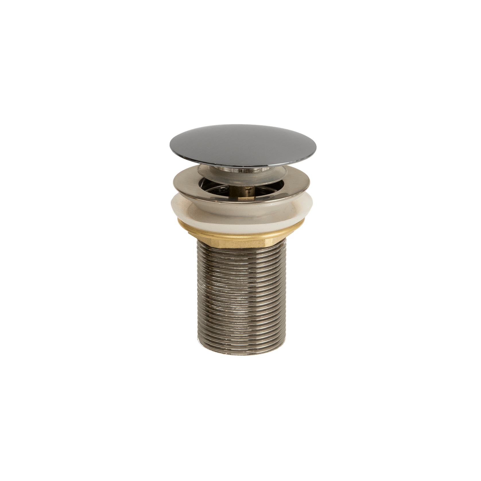 Clikclak Pop-Up Dome Waste Gun Metal gallery detail image