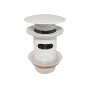 Clikclak Overflow Pop-Up Dome Waste Gloss White gallery detail image