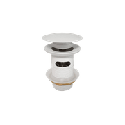 Clikclak Overflow Pop-Up Dome Waste Gloss White gallery detail image