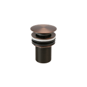 Clikclak Pop-Up Dome Waste Oil Rubbed Bronze gallery detail image