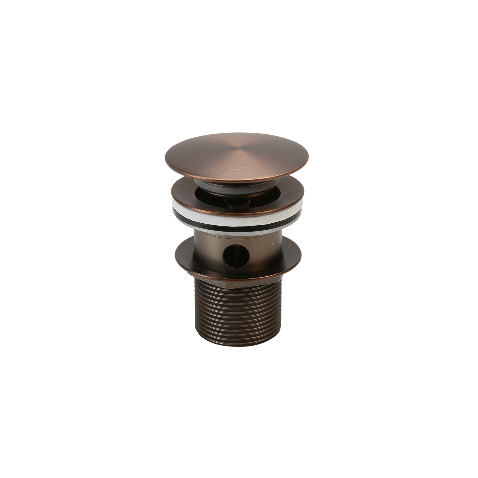 Clikclak Overflow Pop-Up Dome Waste Oil Rubbed Bronze gallery detail image