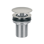 Clikclak Pop-Up Dome Waste Brushed Stainless gallery detail image