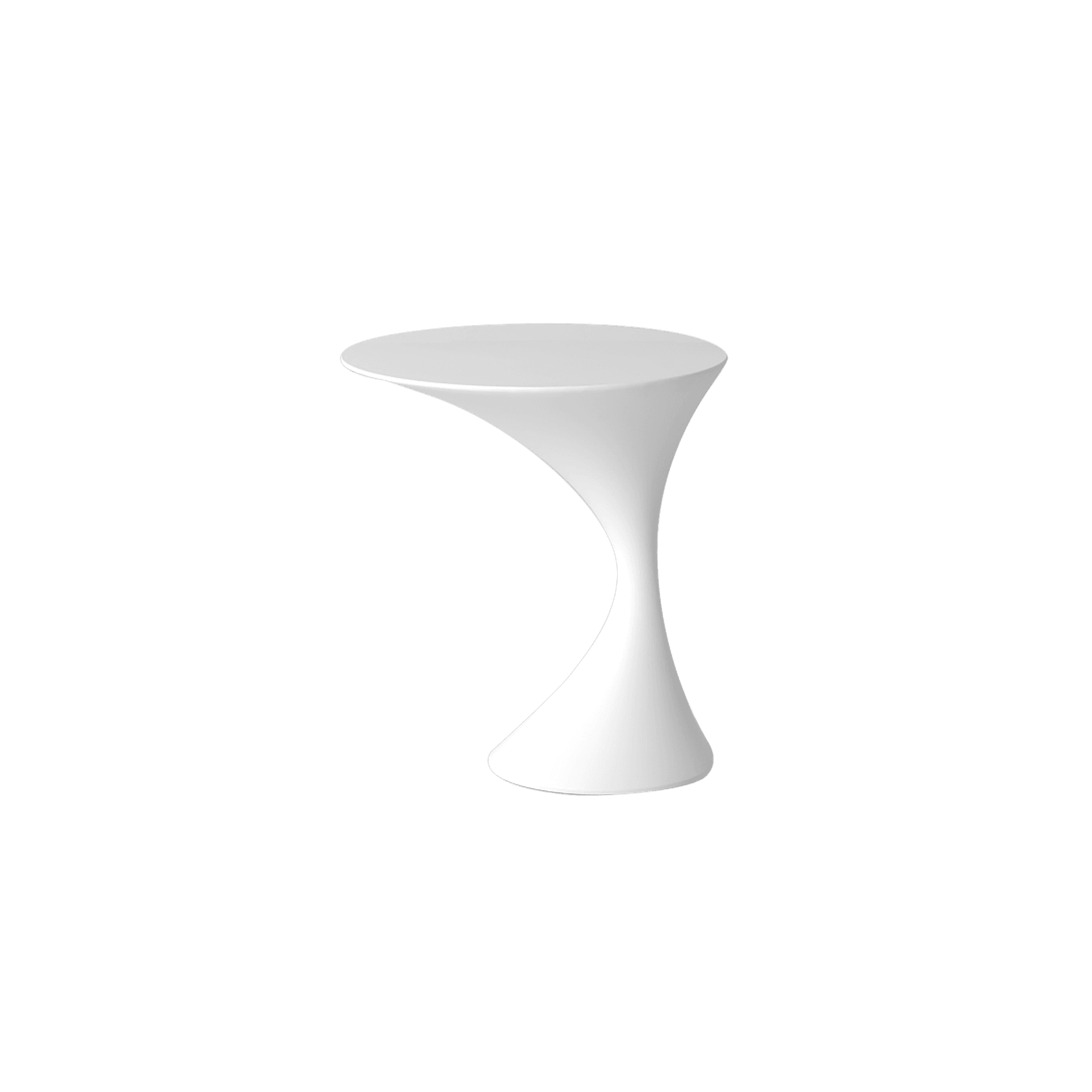 iStone Bath Table 550 x 500mm Matte White gallery detail image