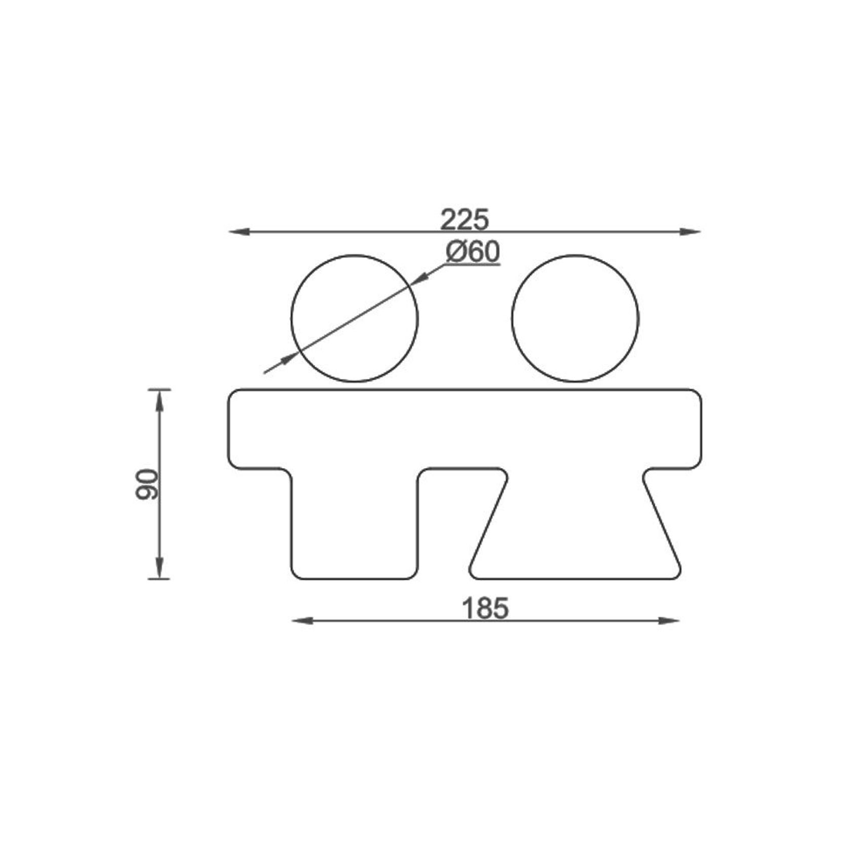 Art Ceram | You & Me Bathroom Signs gallery detail image