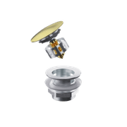 Pull-Out Bathtub POP UP Waste With Overflow gallery detail image