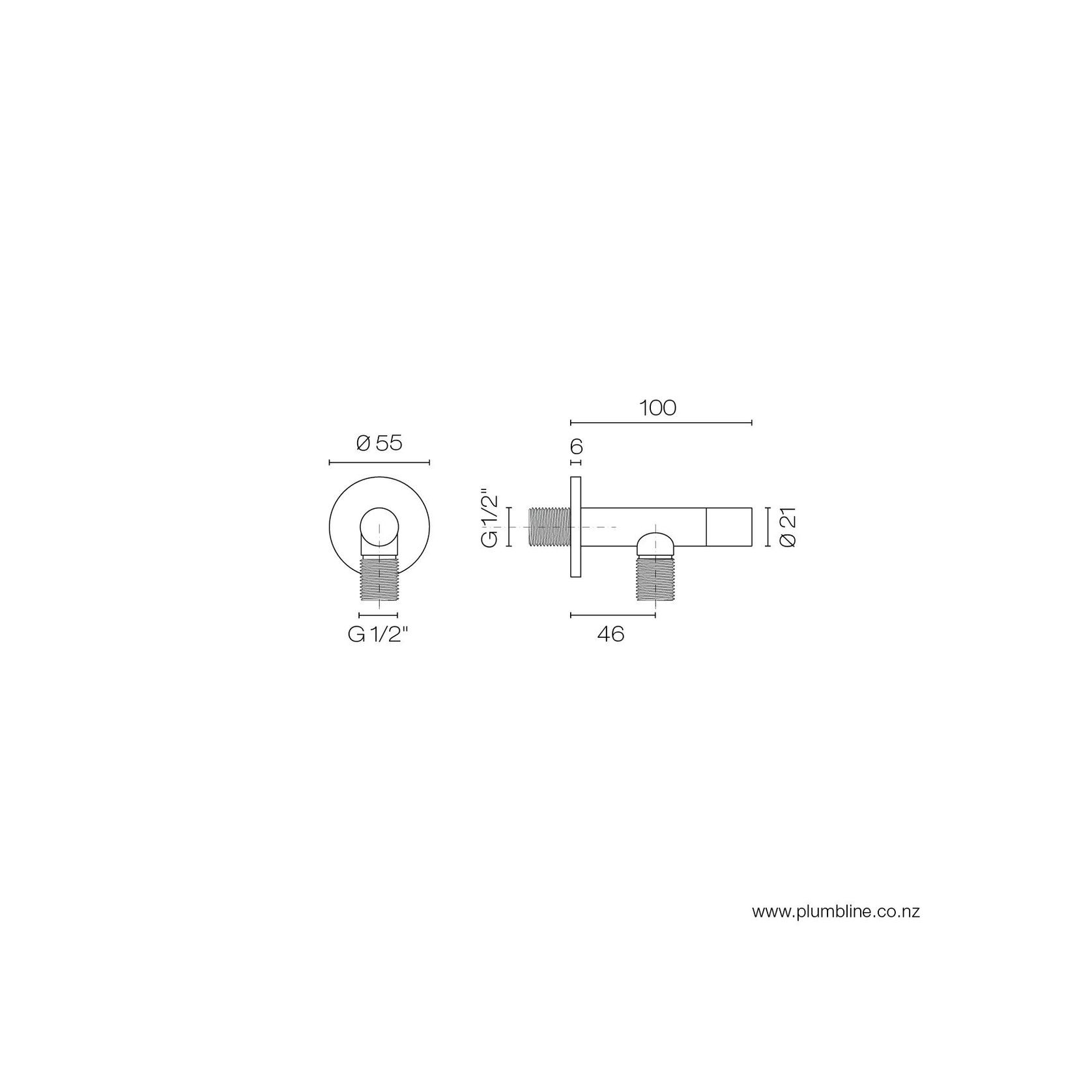 Oli 316 Angle Valve gallery detail image