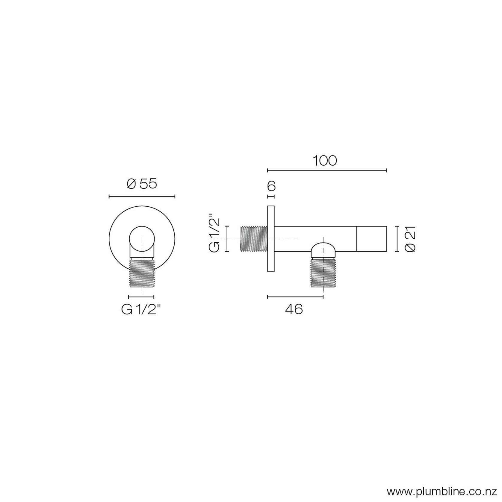 Oli 316 Angle Valve gallery detail image