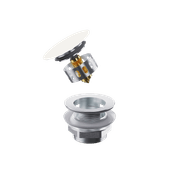 Pull-Out Bathtub POP UP Waste With Overflow gallery detail image