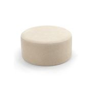 Halle Medium Round Ottoman Pouf | Sand Beige gallery detail image