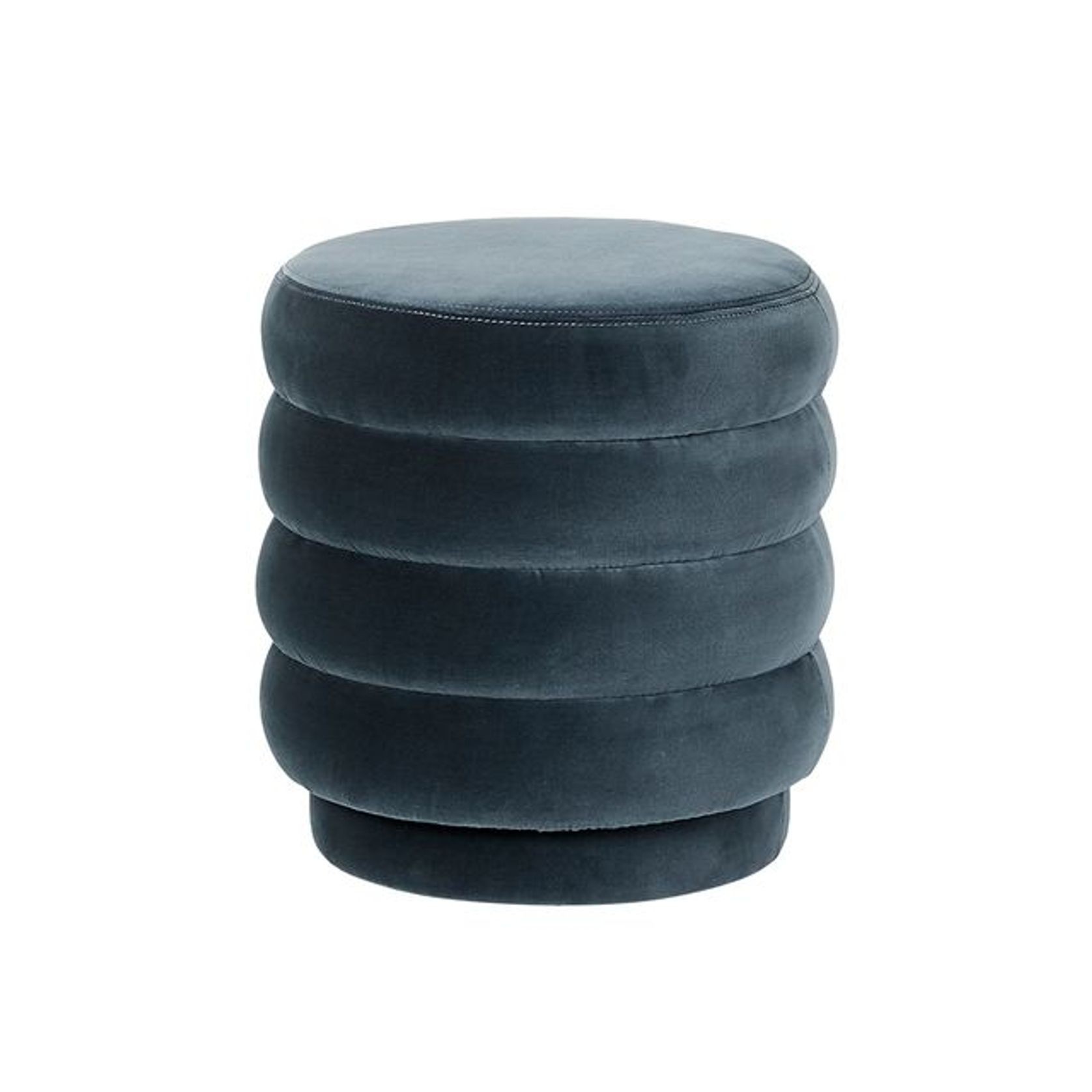 Kennedy Ribbed Small Round Ottoman gallery detail image