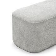Podd Rectangle Ottoman Bench Stool | Hail Grey gallery detail image