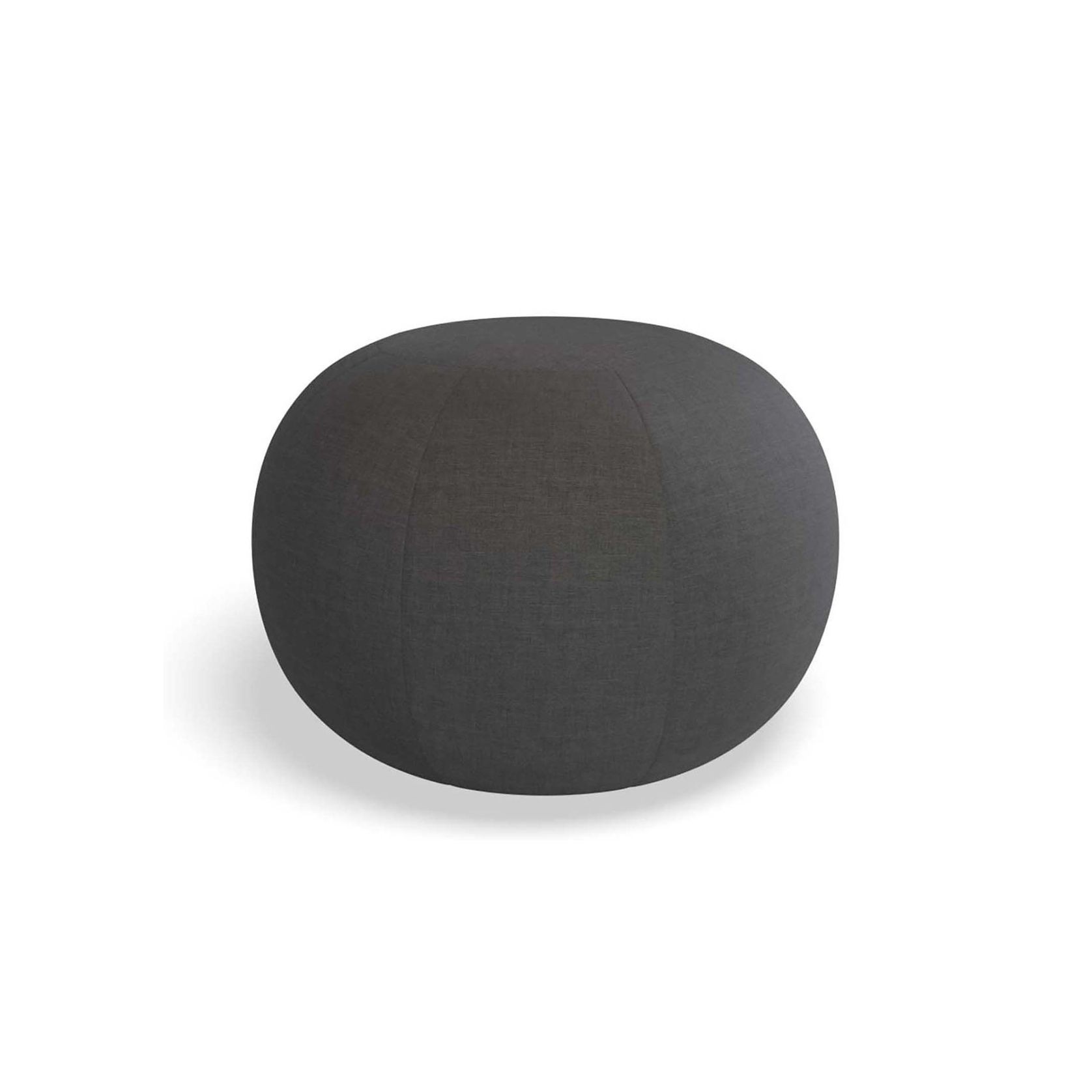 Ronde Pouf in Storm Grey - Large gallery detail image