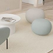 Ronde Pouf in Sky Blue - Small gallery detail image