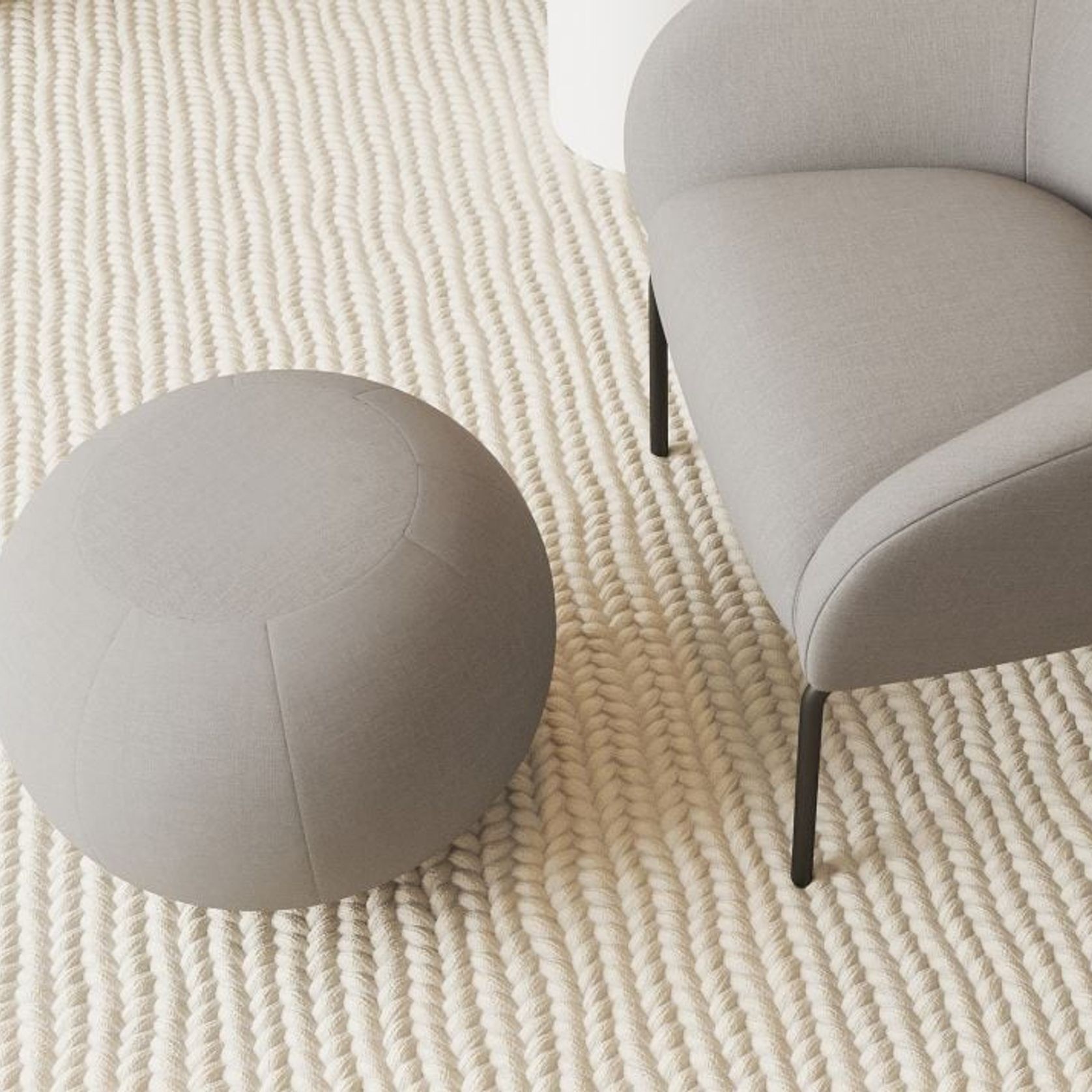 Small Ronde Pouf by Level gallery detail image