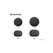 Ronde Pouf in Storm Grey - Small gallery detail image