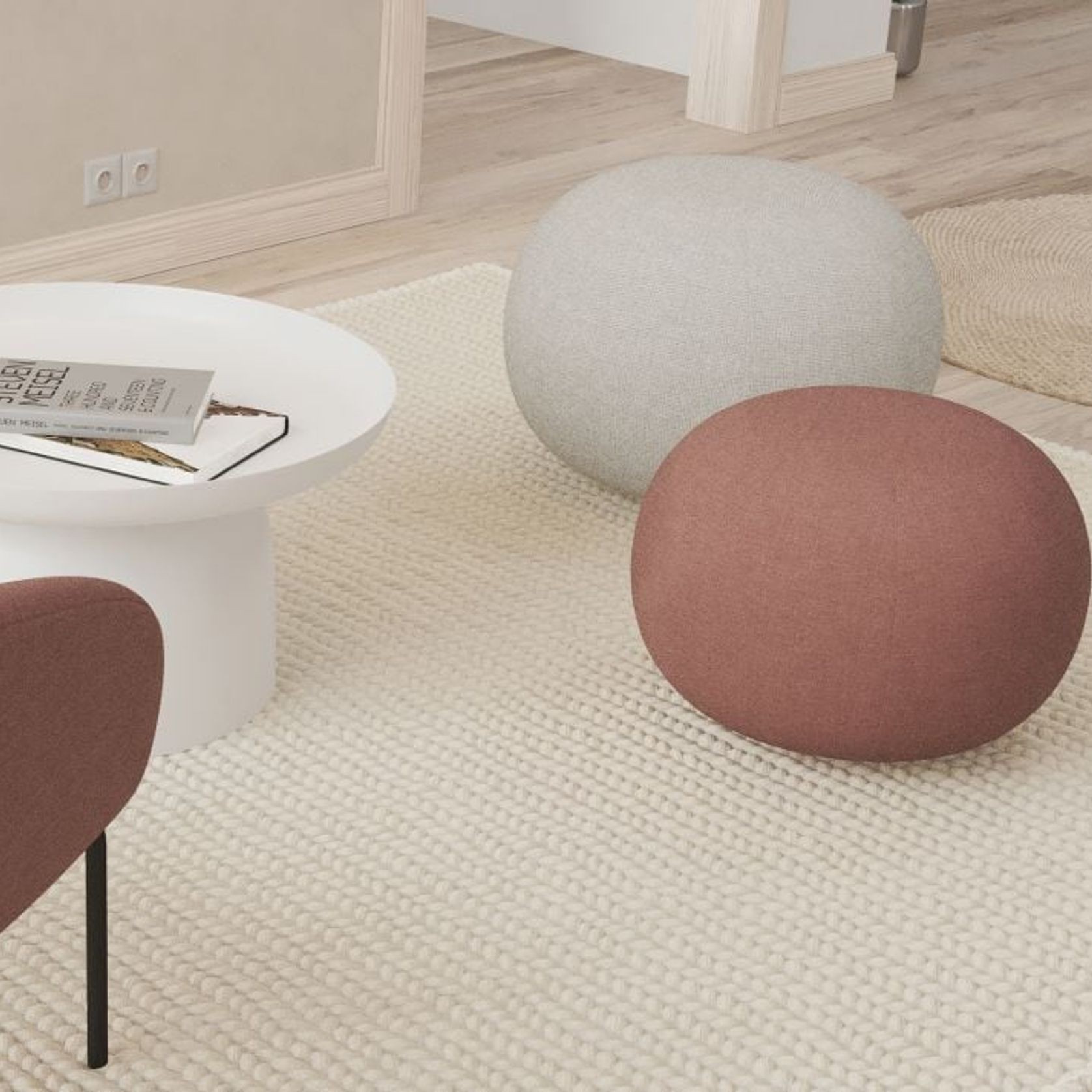 Small Ronde Pouf by Level gallery detail image