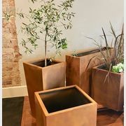 Corten Tapered Column Planter gallery detail image
