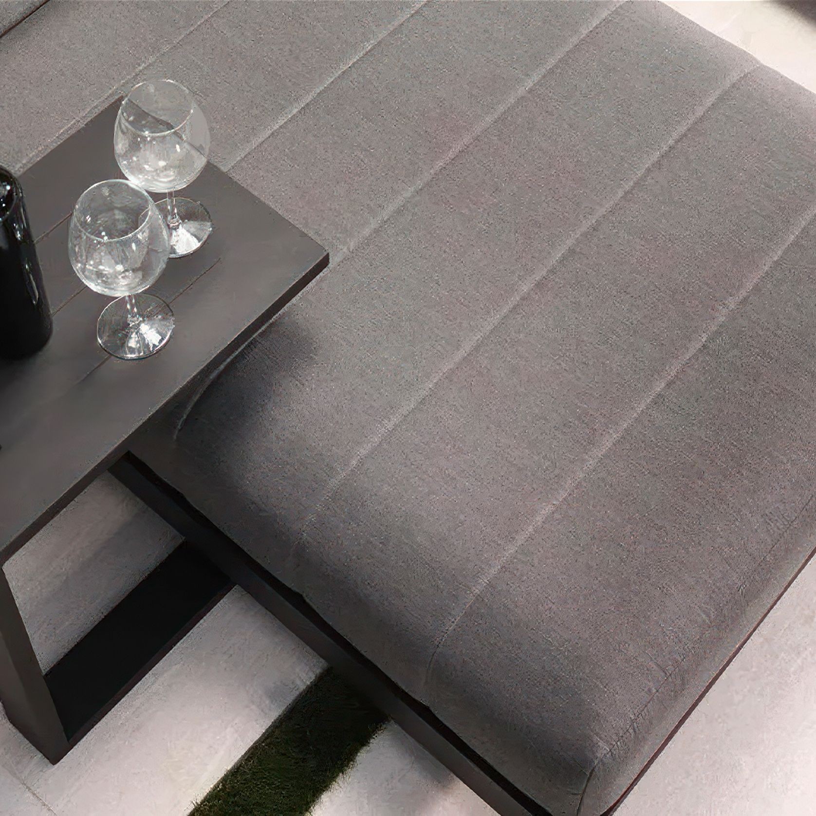 Rectangular Aluminium Side Table gallery detail image