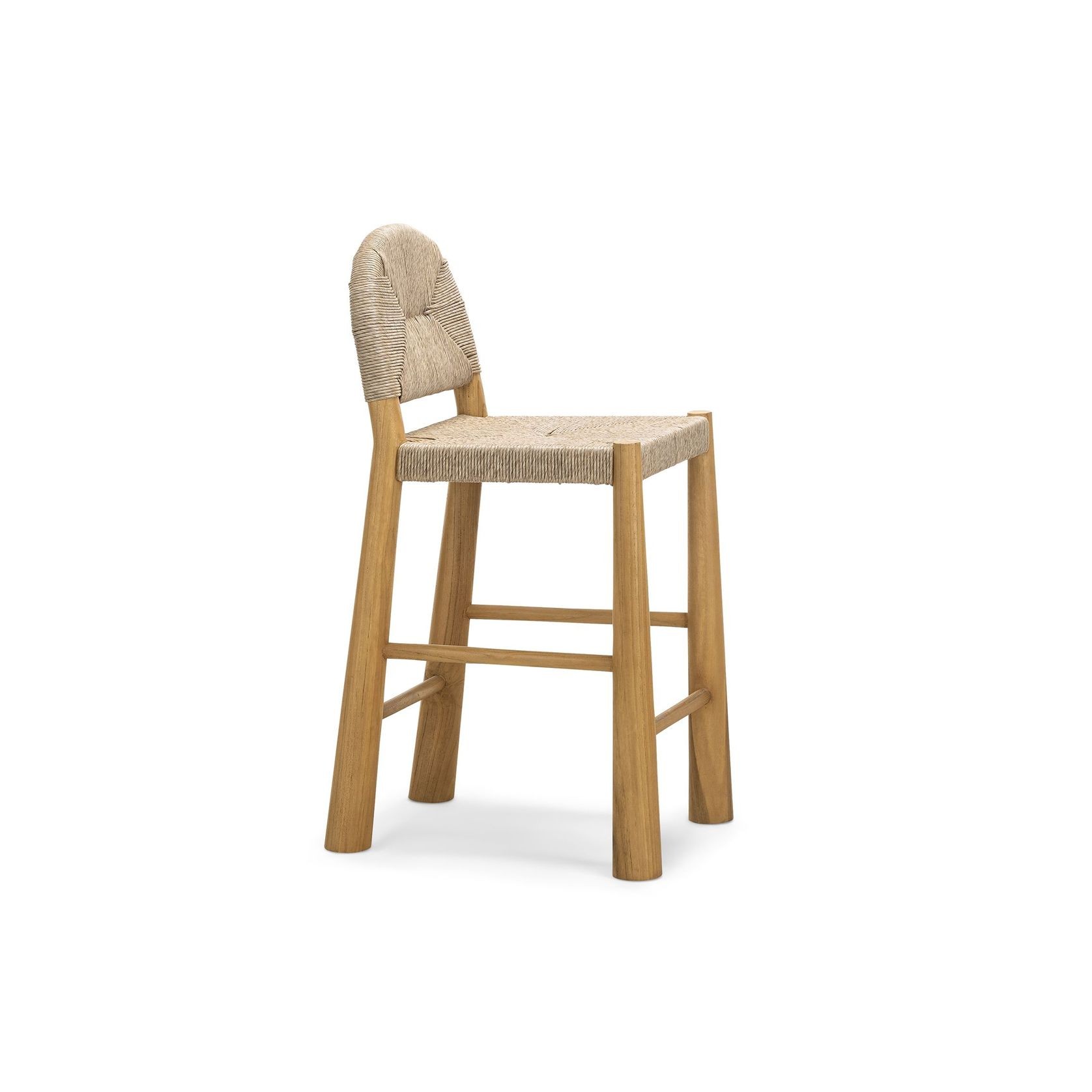 Caliste Woven Rope Arch Counter Stool | Indoor & Outdoor gallery detail image