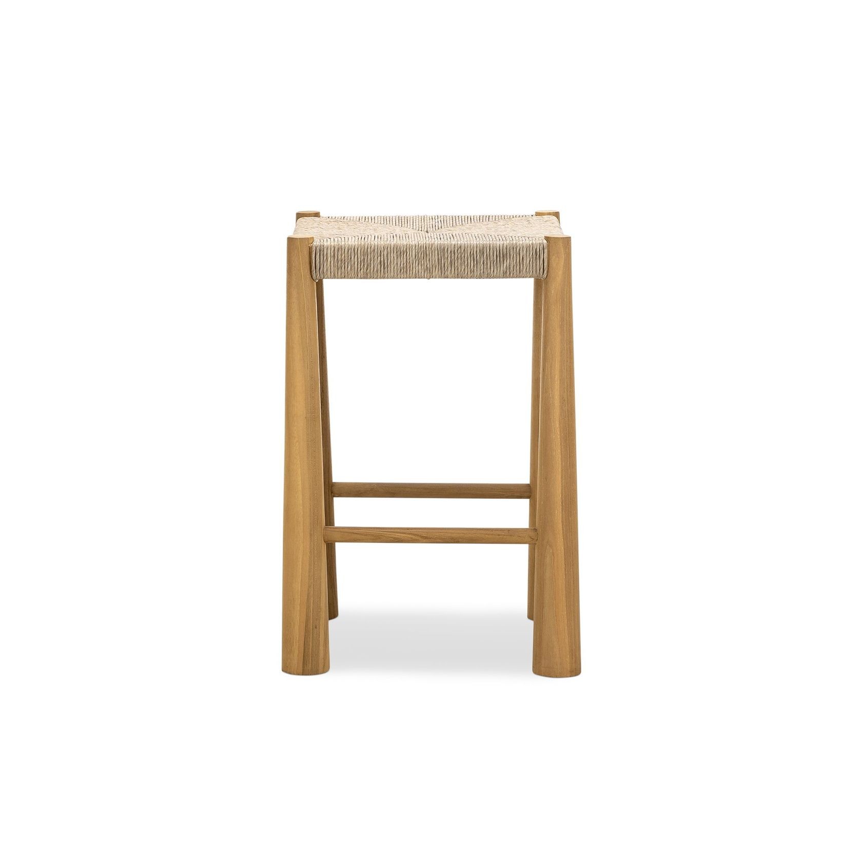 Caliste Woven Rope Barstool, Indoor & Outdoor gallery detail image