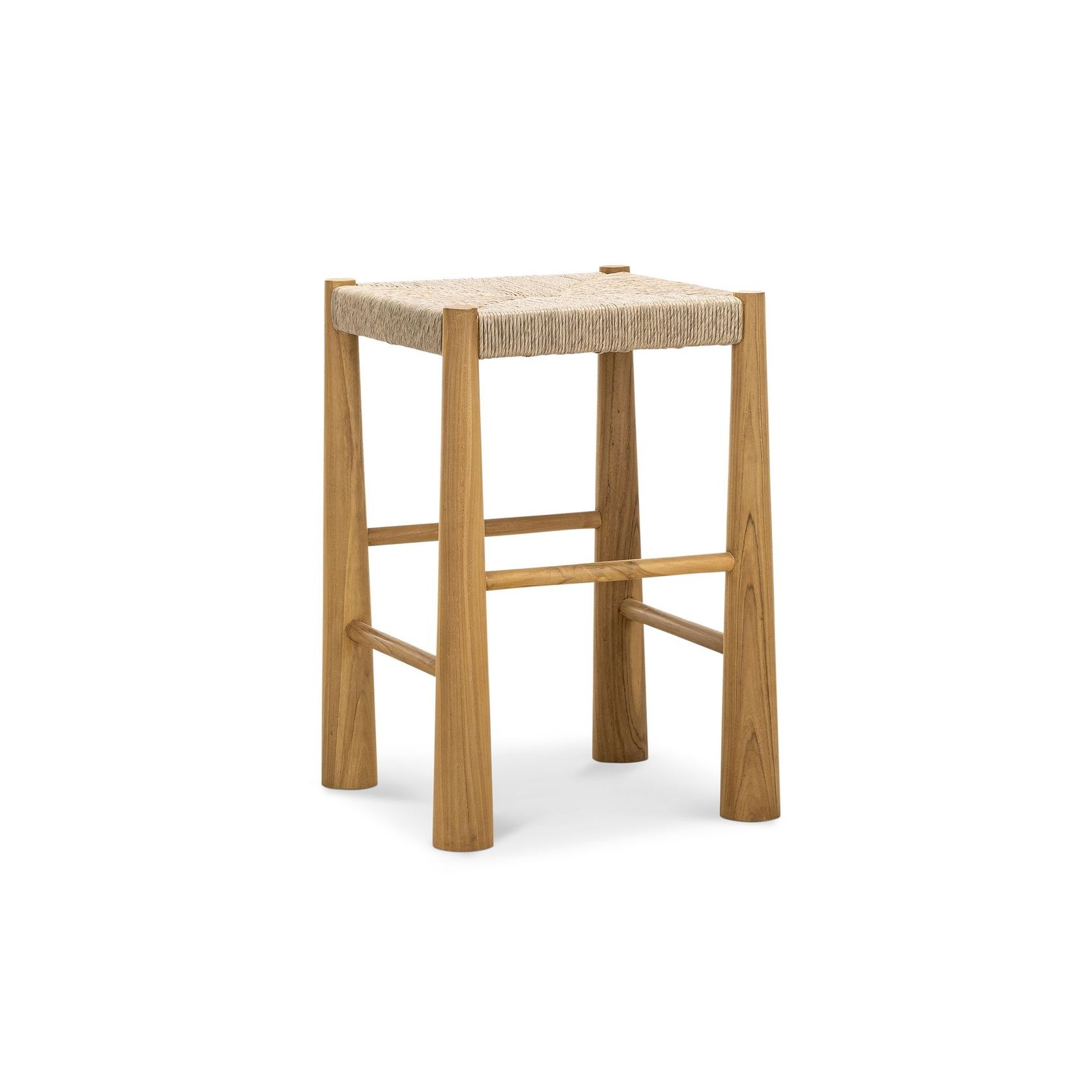 Caliste Woven Rope Barstool, Indoor & Outdoor gallery detail image