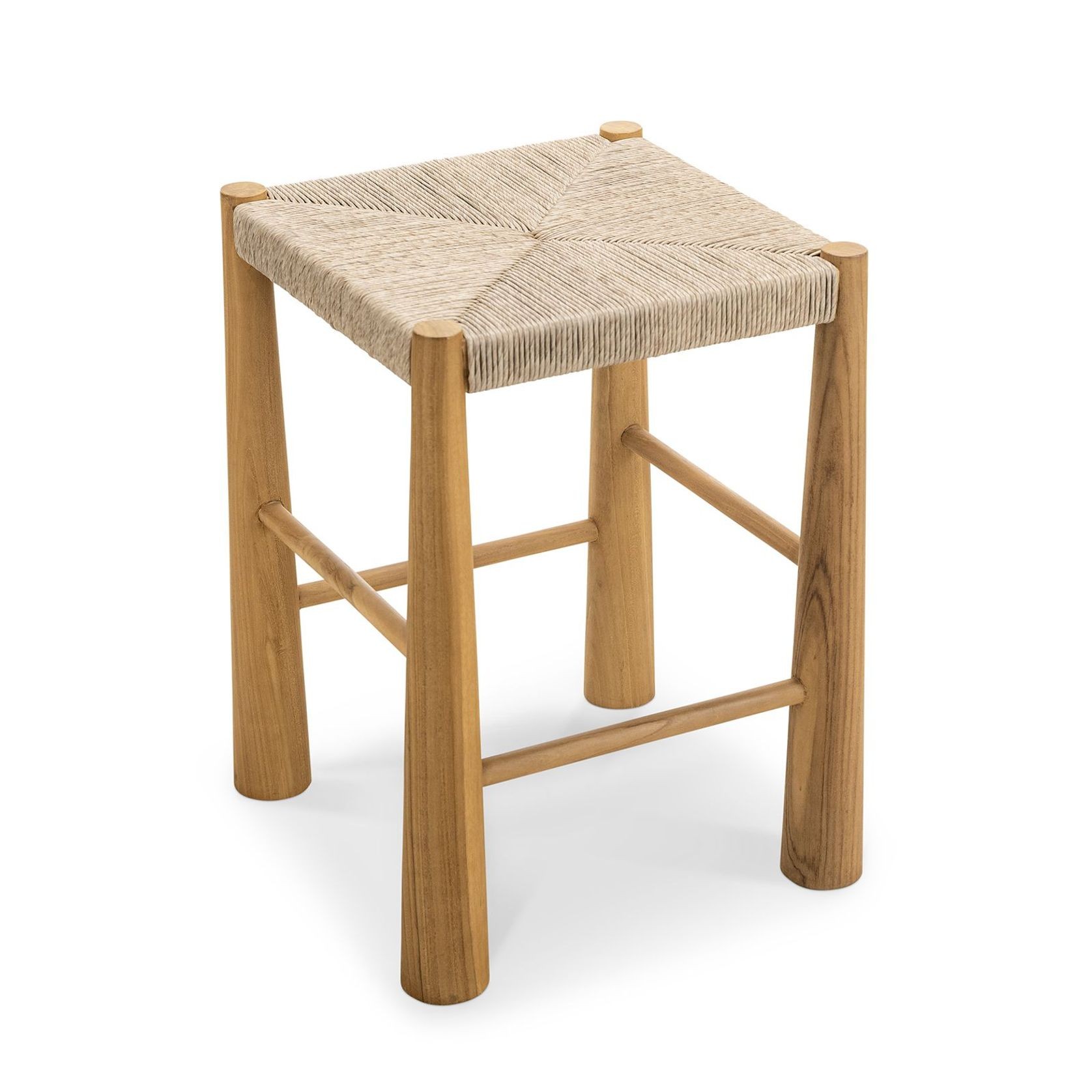 Caliste Woven Rope Barstool, Indoor & Outdoor gallery detail image