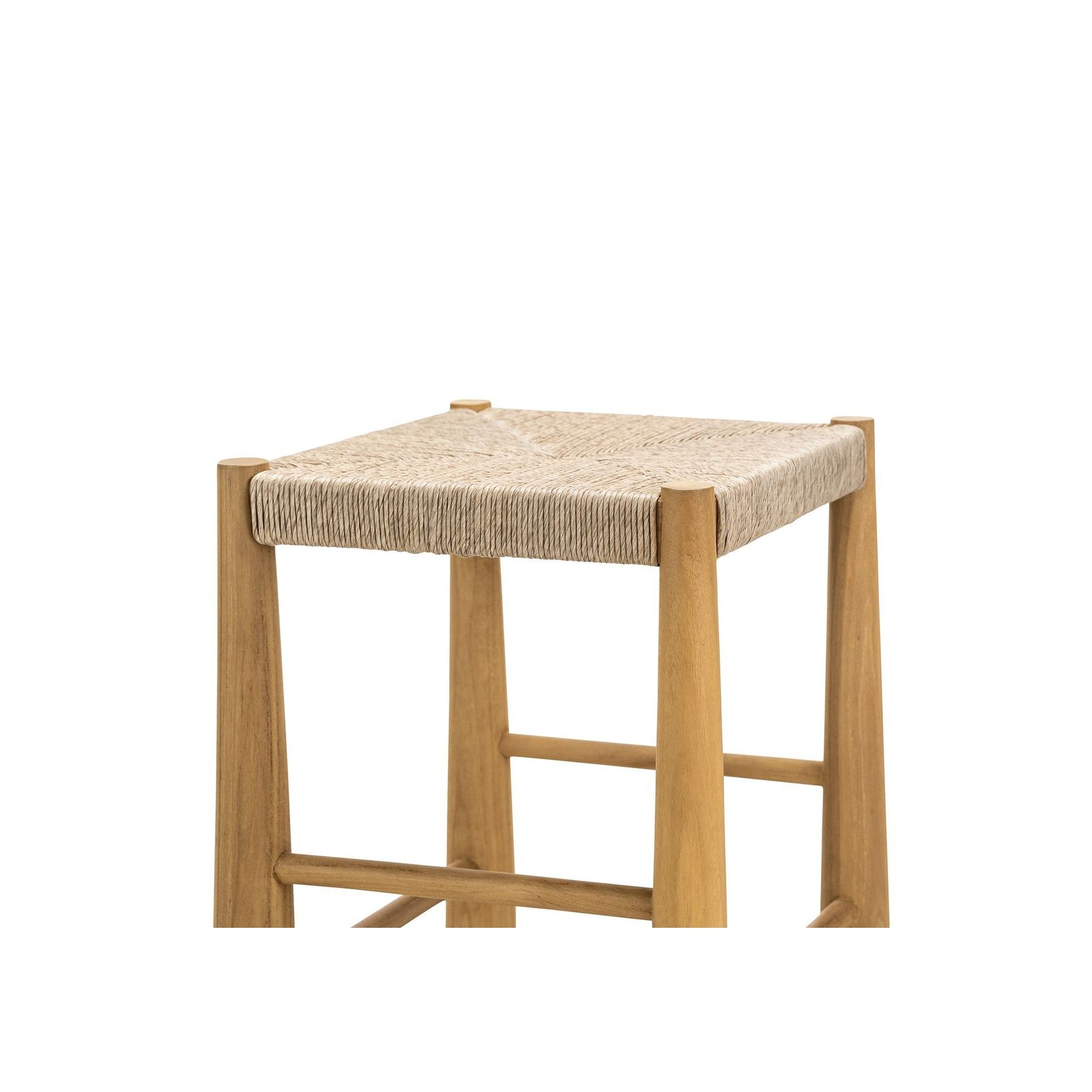 Caliste Woven Rope Barstool, Indoor & Outdoor gallery detail image