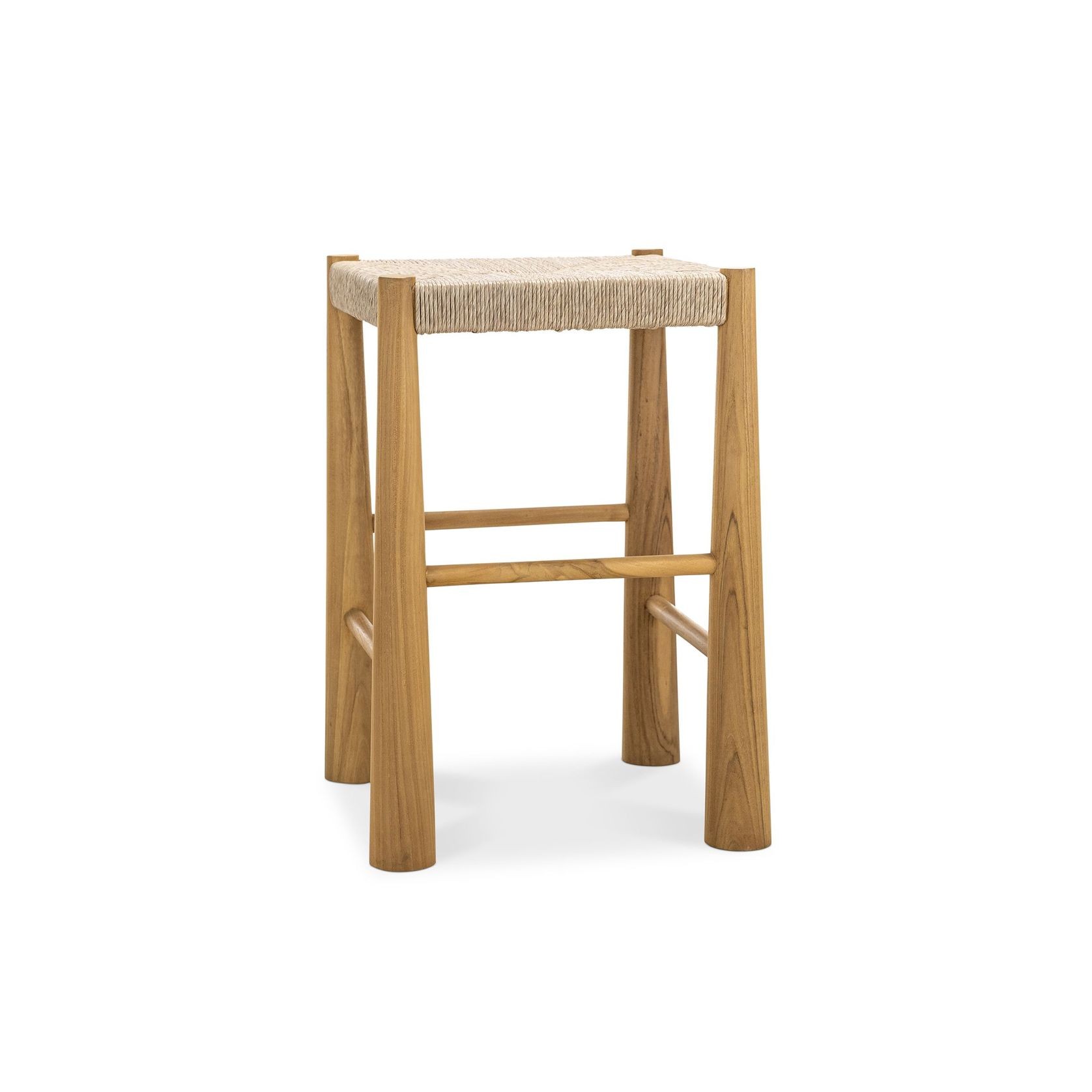 Caliste Woven Rope Barstool, Indoor & Outdoor gallery detail image