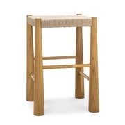 Caliste Woven Rope Barstool, Indoor & Outdoor gallery detail image