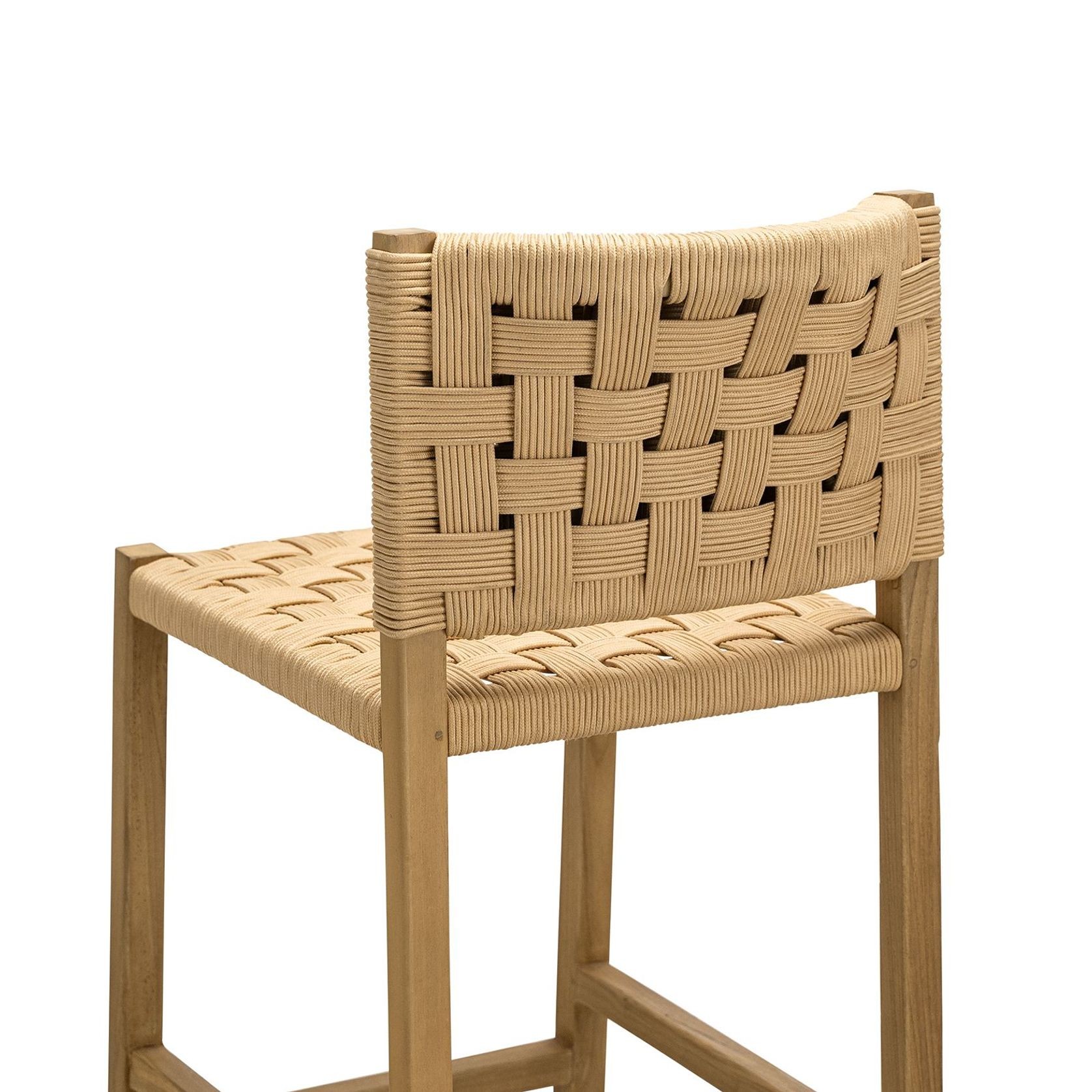 Kyren Woven Rope Counter Stool | Indoor & Outdoor gallery detail image