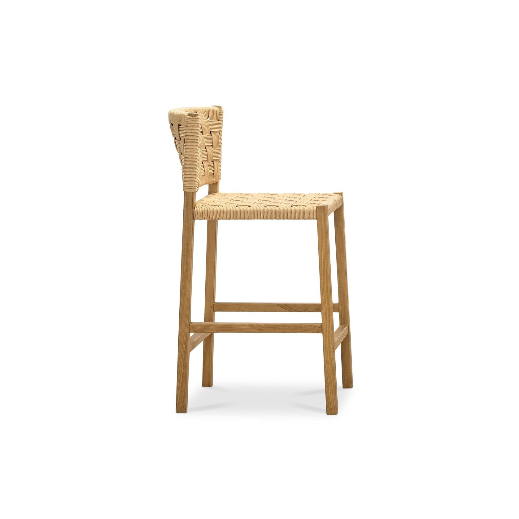 Kyren Woven Rope Counter Stool | Indoor & Outdoor gallery detail image
