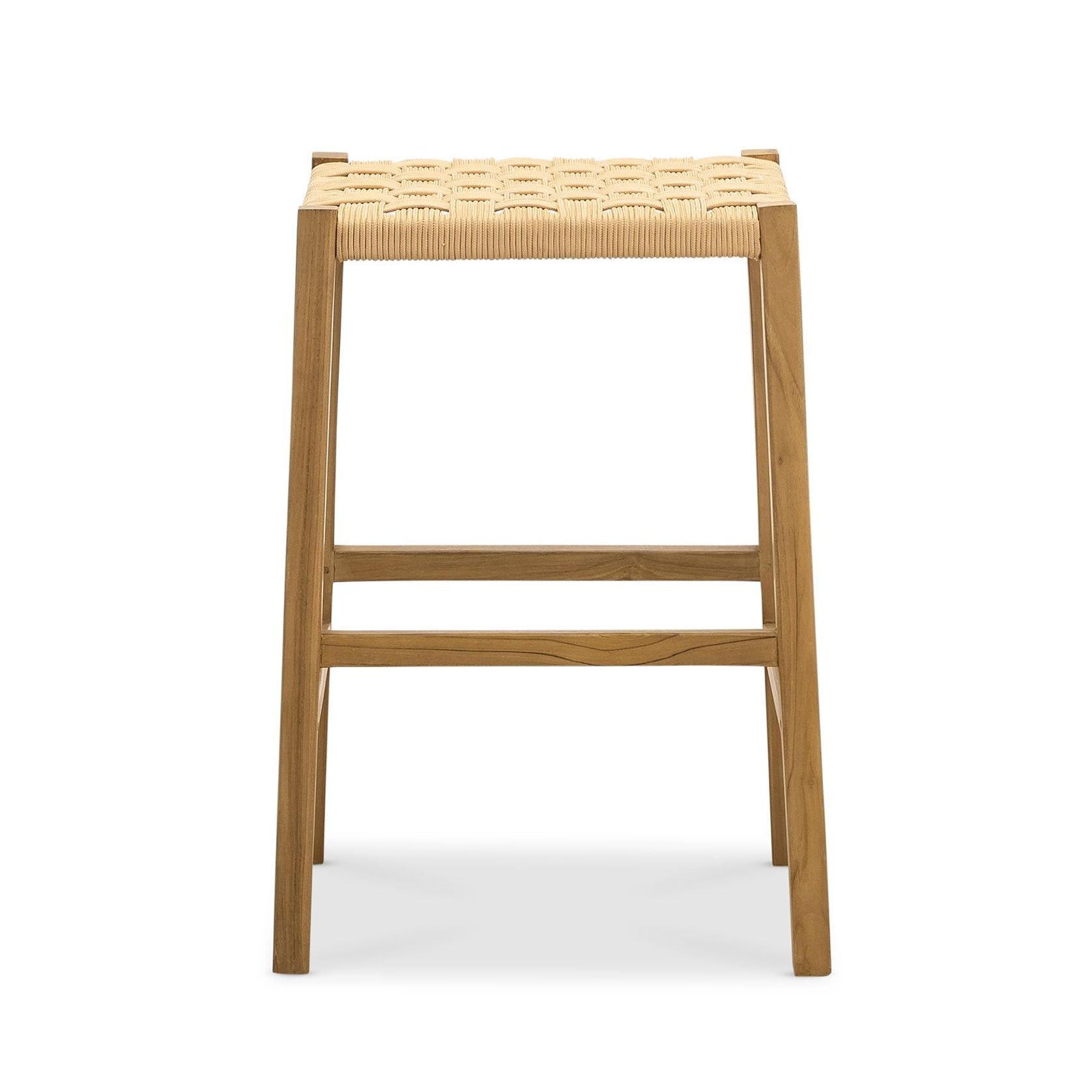 Kyren Woven Rope Barstool, Indoor & Outdoor gallery detail image