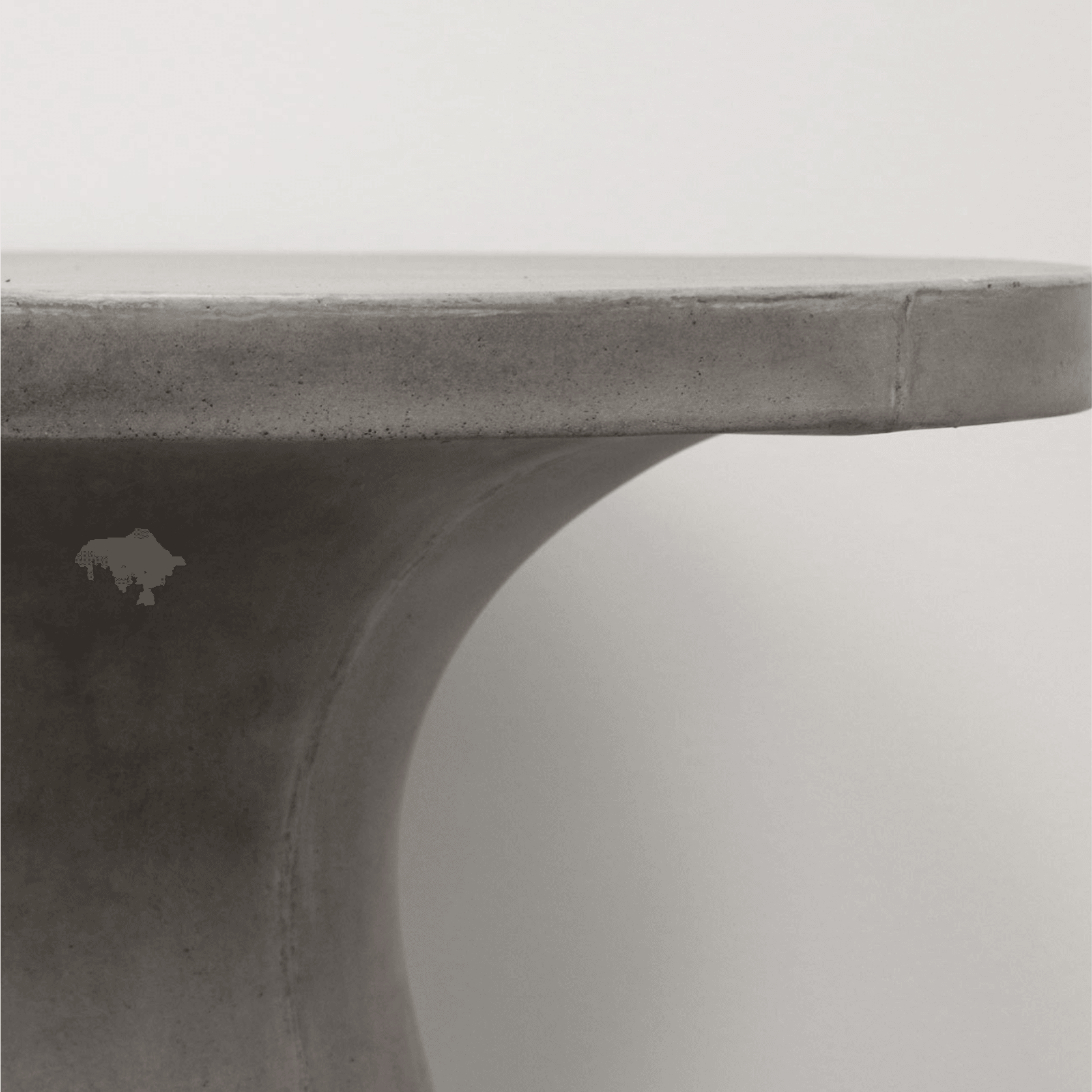 Corfu Concrete Pedestal Table gallery detail image