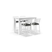 Santorini Outdoor 1.5m Table with 4 x Kansas Bar stools gallery detail image