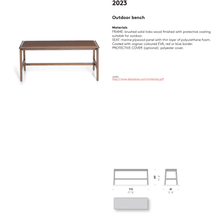 Everyday Life Outdoor Bench by DePadova gallery detail image