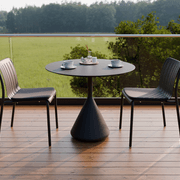 Kora Cafe Table 90cm Dia Aluminium - Outdoor gallery detail image