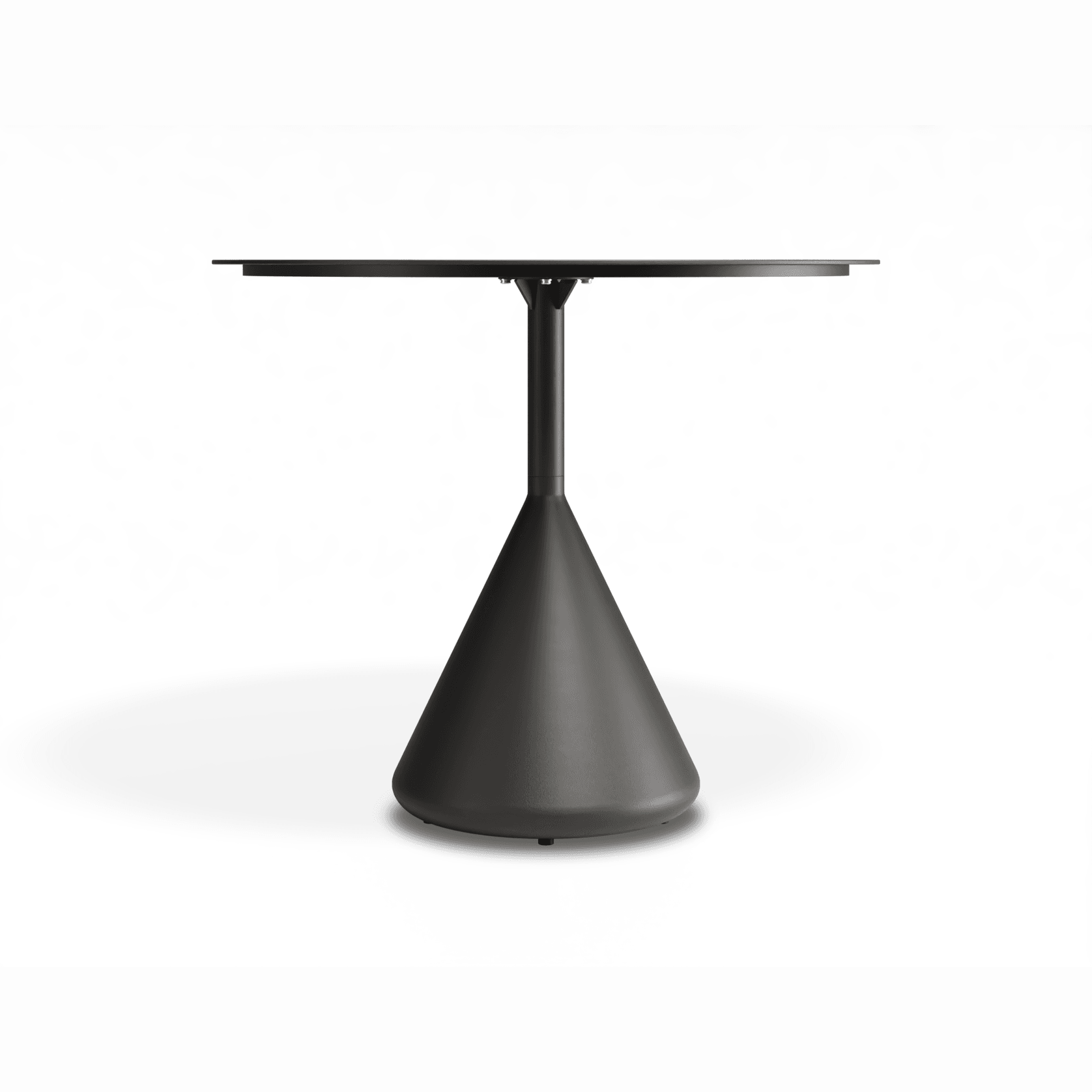 Kora Cafe Table 90cm Dia Aluminium - Outdoor gallery detail image