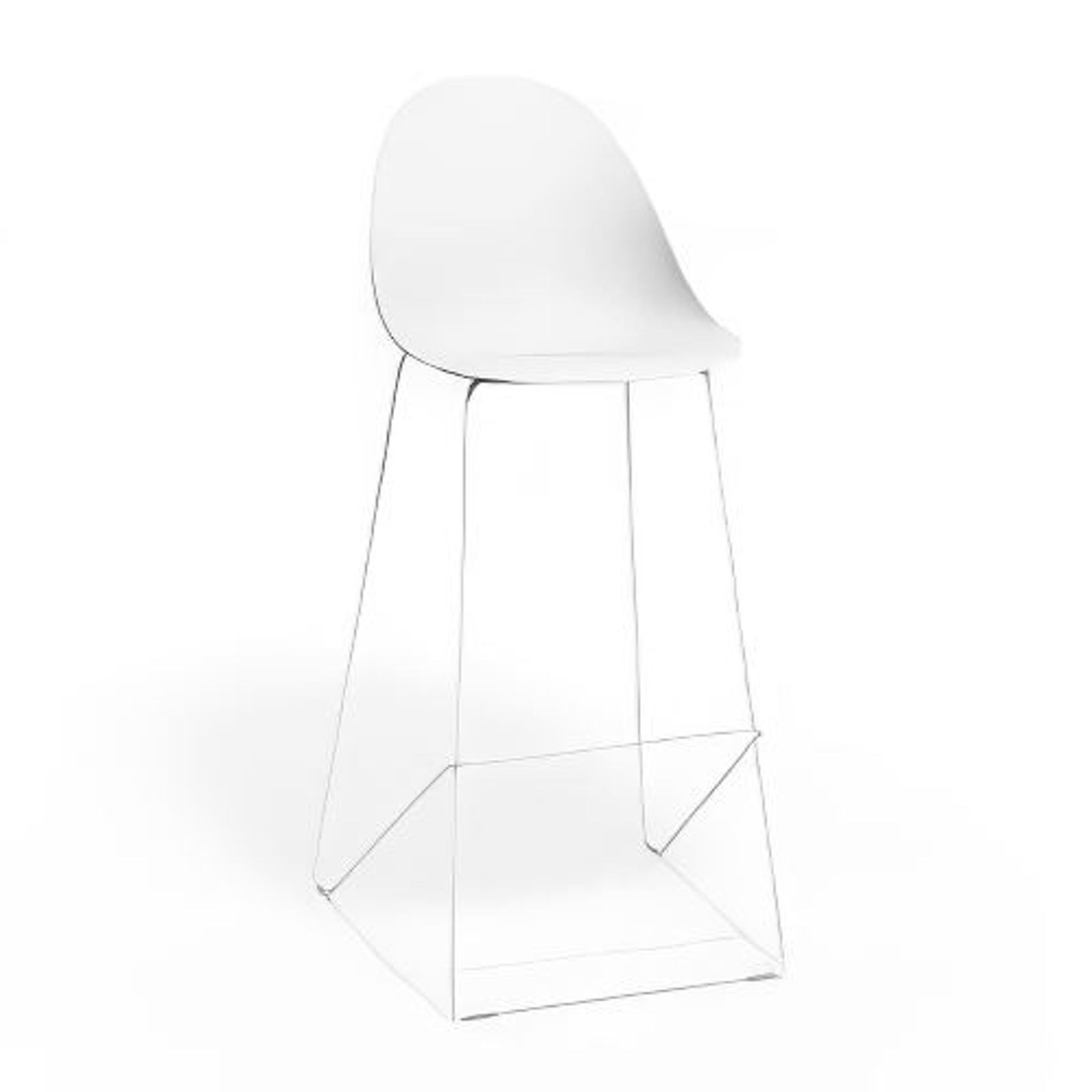 Pebble Stool Shell Seat gallery detail image