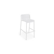 Roku Outdoor Bar Stool in Matt White gallery detail image
